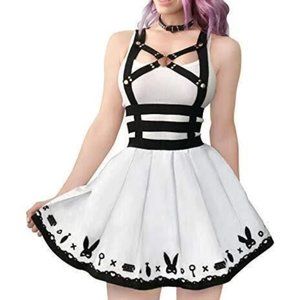 Littleforbig Bondage Bunny Overall Skirt Romper